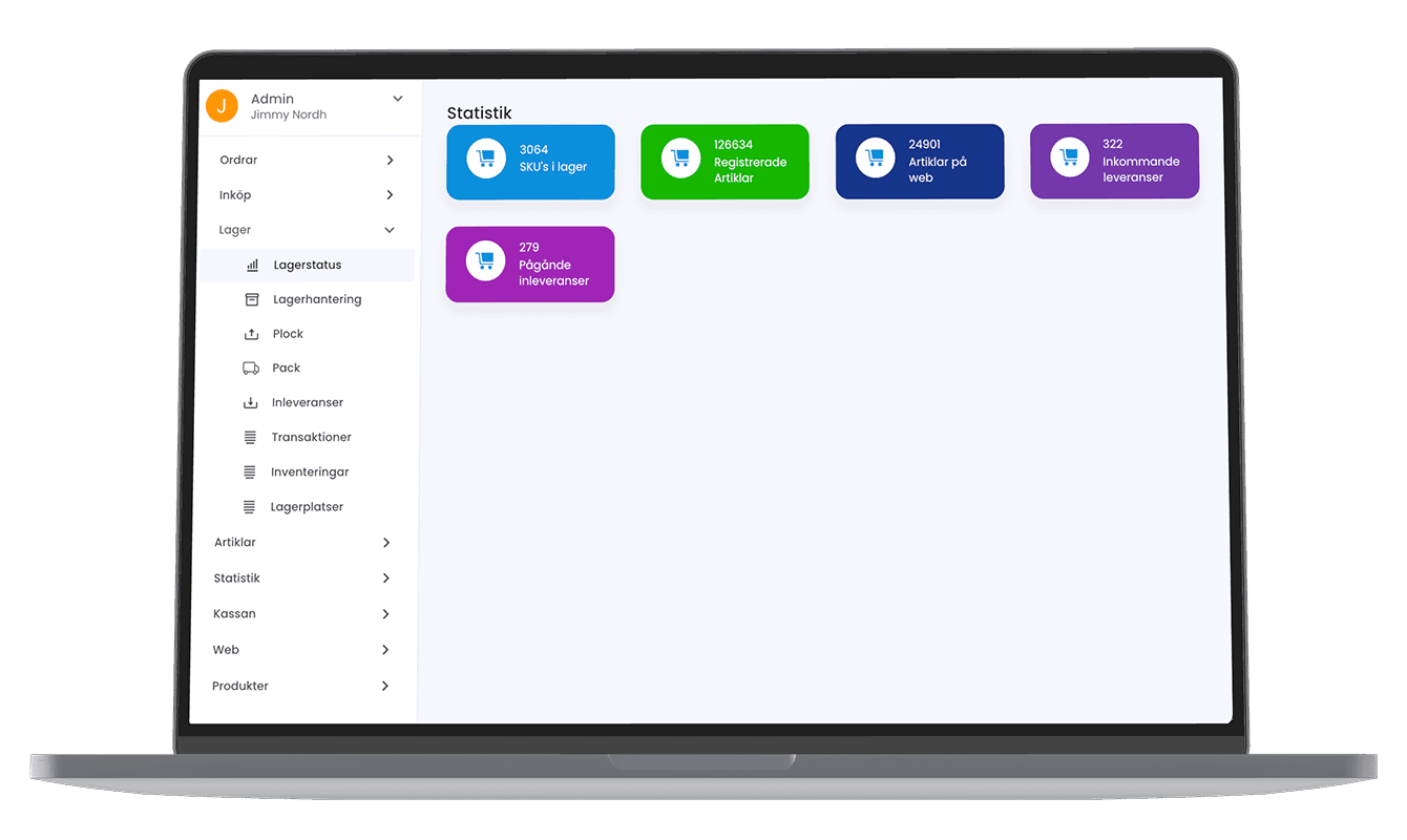 Jinoteco | Commerce – unik, öppen och flexibel e-handelslösning - demo bild på dator och mobil.